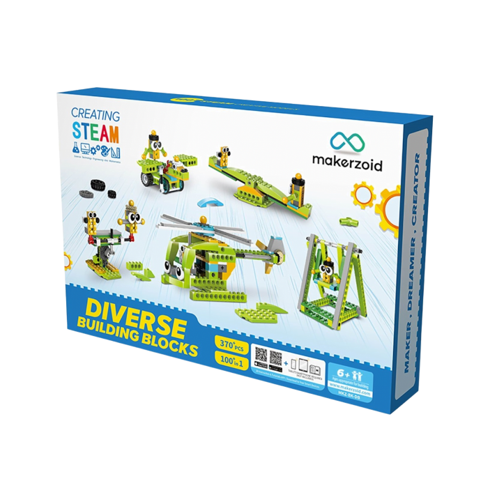 Mechanický dizajnér Diverse Building Blocks
