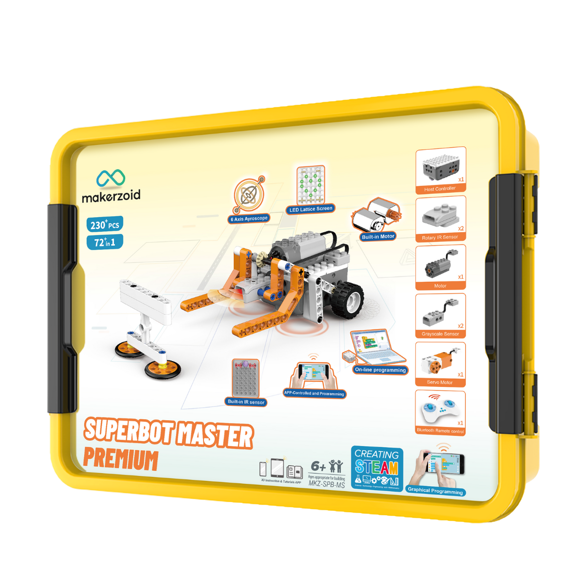 Makerzoid Superbot Master Premium Programovateľná stavebnica