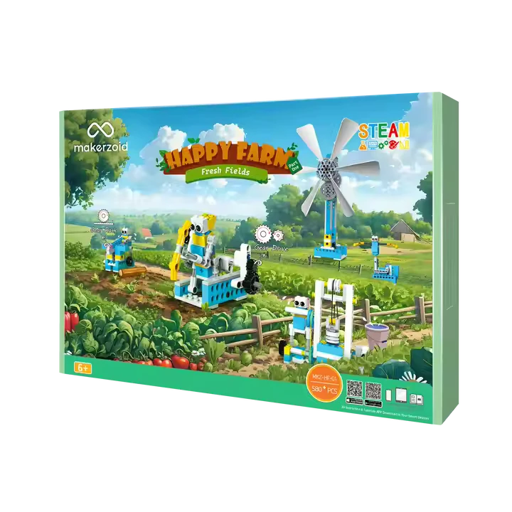 Makerzoid Happy Farm Happy Farm Fresh Fields elektromechanická stavebnica