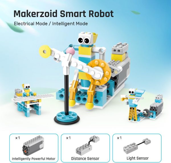 71vyndelfzl._ac_sl1500_ Set de construcție electromecanică Smart Robot Standard