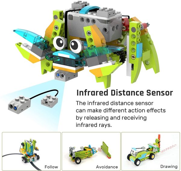 ha74cf16cde8849aeaffd1a6d2a3edd382-1 Set de construcție programabil Robot Master Premium
