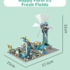 hc17ac73f1a444bd9b2c54efd2ab8e807u Set de construcții electromecanice Makerzoid Happy Farm Fresh Fields