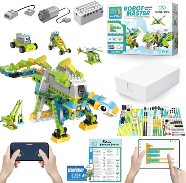 main-4 Set de construcție programabil Robot Master Standard
