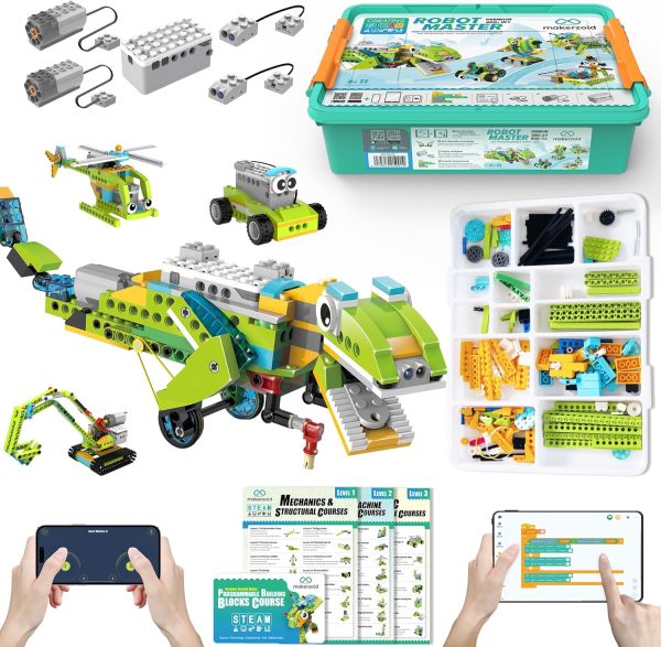 main-5 Set de construcție programabil Robot Master Premium